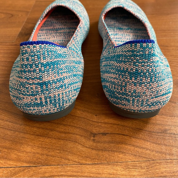 Rothy’s The Flat Turquoise Melange Flats - Picture 4 of 8